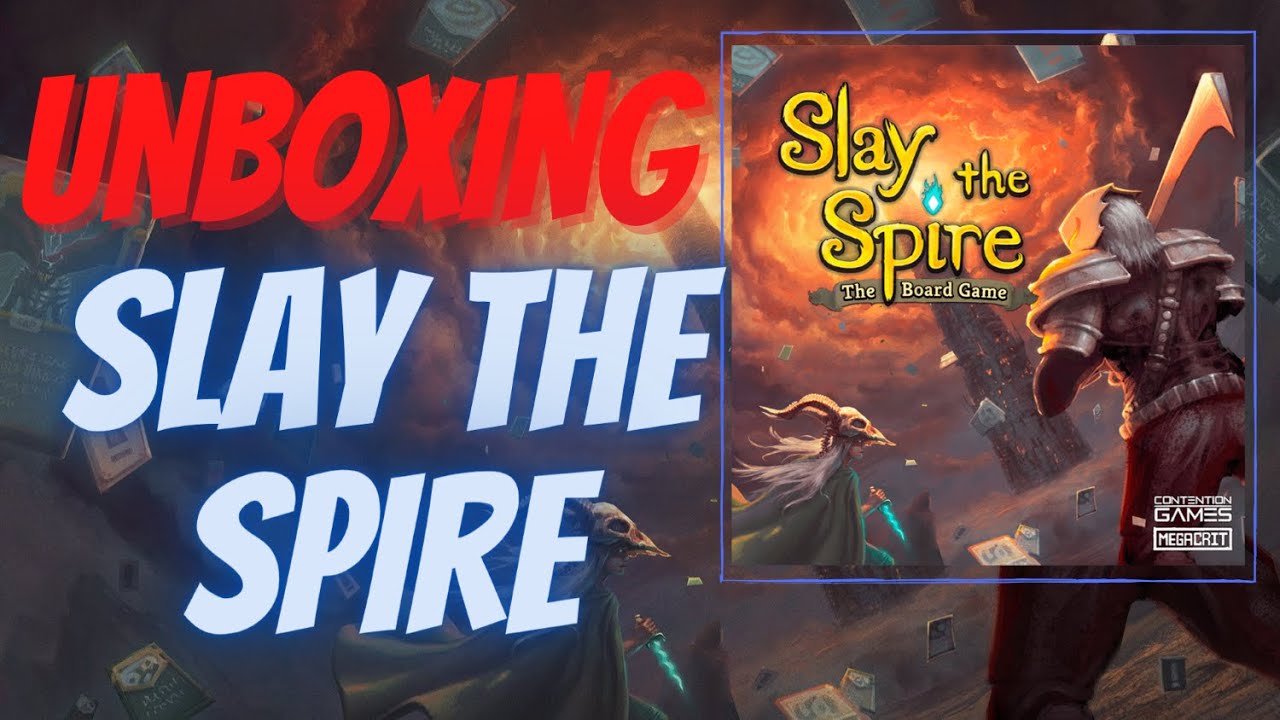 Slay the Spire The Board Game - unboxing Colletor's Edition