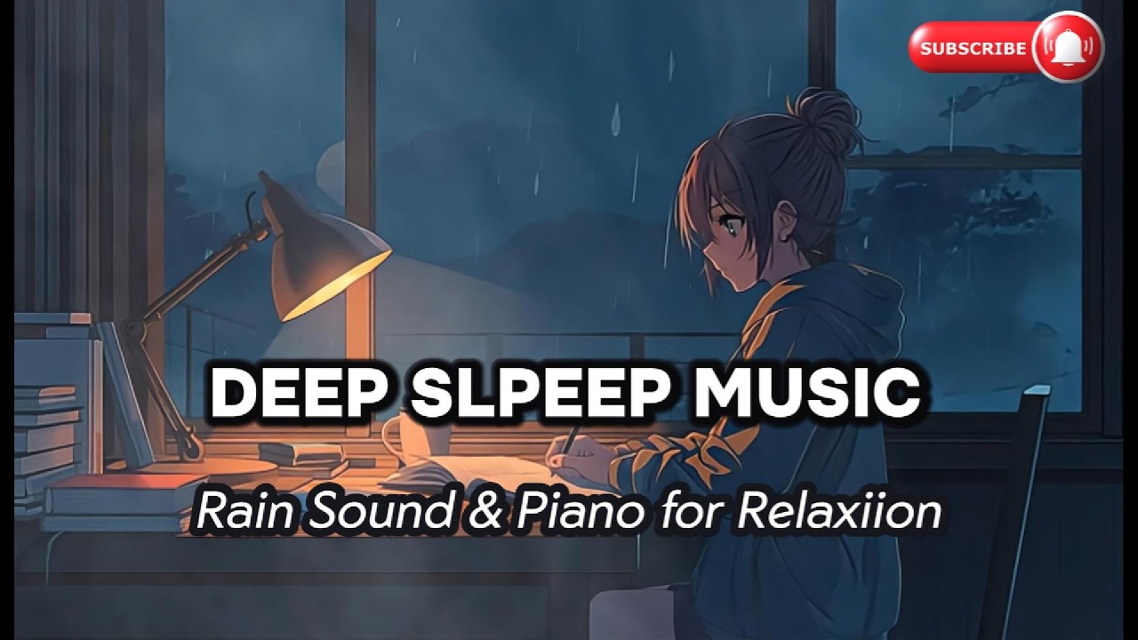Rain Sounds within Soft Piano – Relaxing Music for Stress Relief