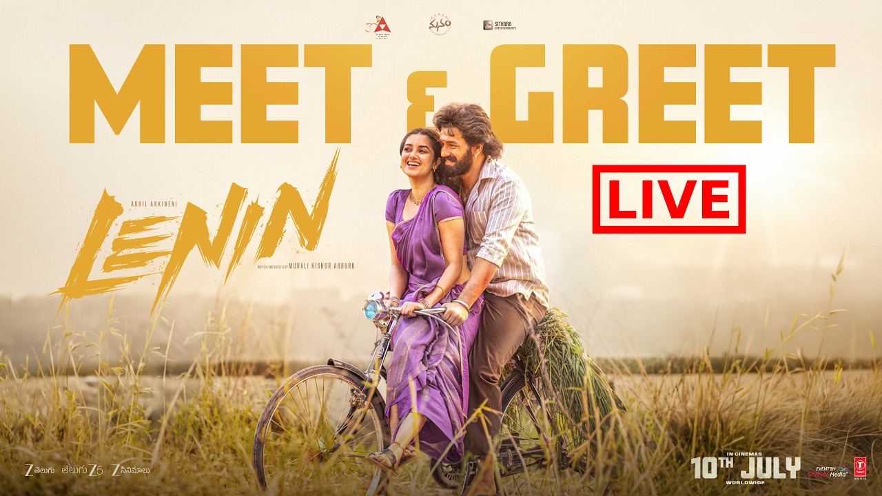 Lenin Team Meet & Greet Event Live - Akhil Akkineni | Bhagyashri Borse | Thaman S | Murali Kishor