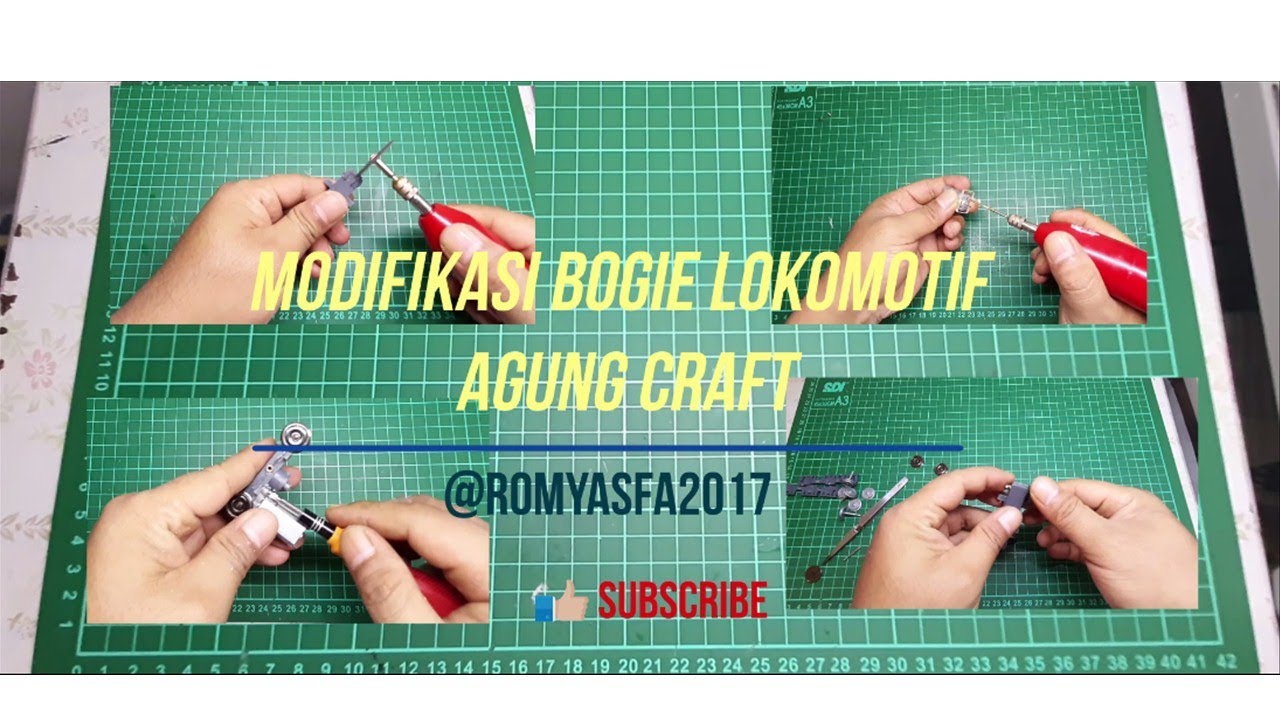 Modifikasi Bogie Lokomotif Agung Craft | Dinamo Pada Bogie | Miniatur Kereta