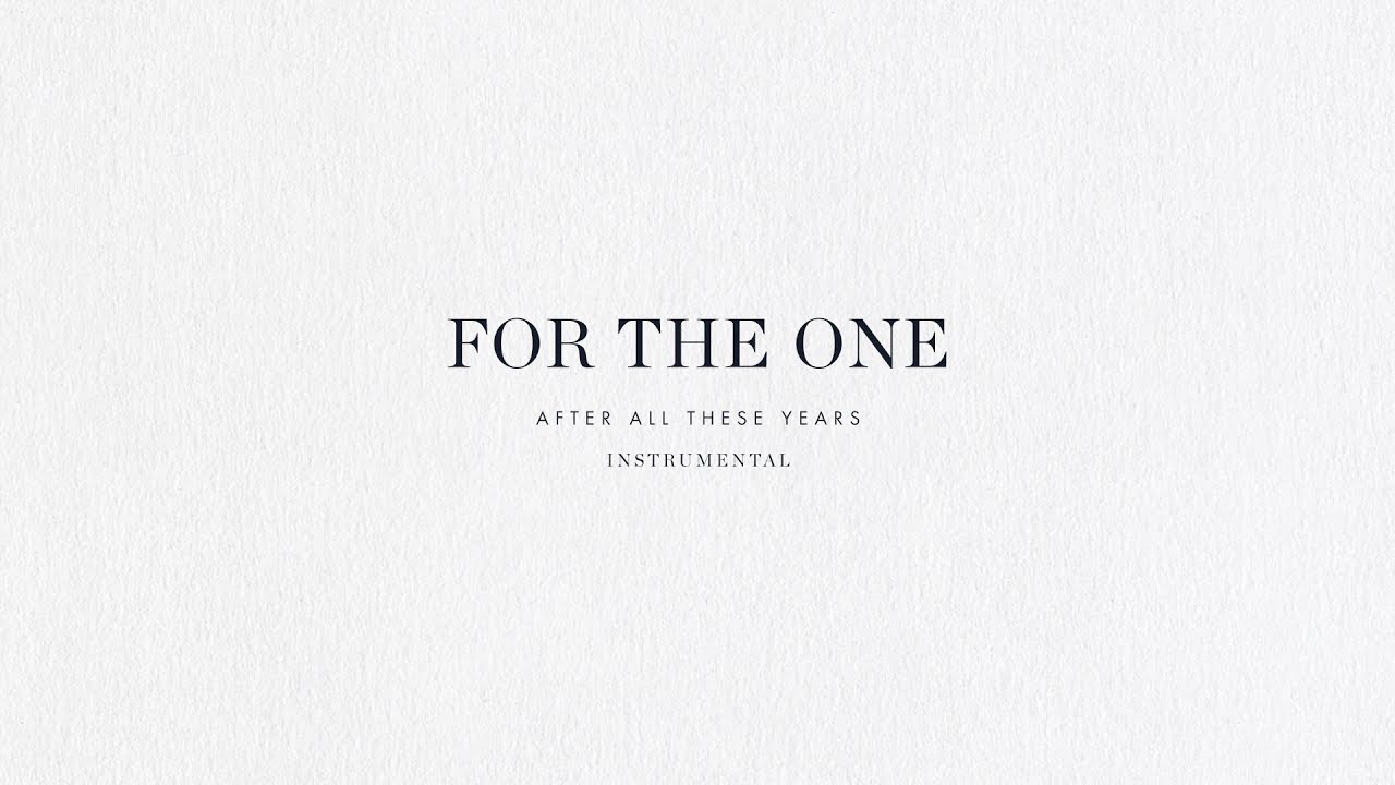 For The One (Instrumental) - Brian & Jenn Johnson | After All These Years