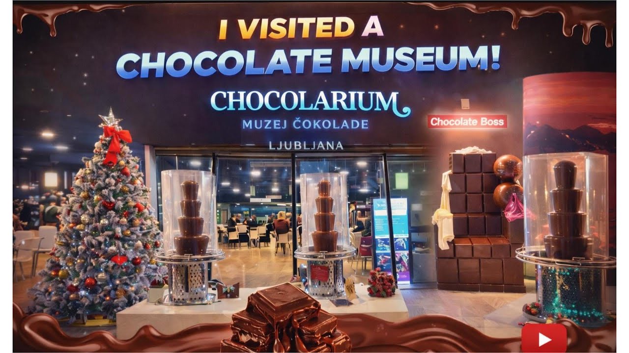 🍫 Slide, Fall and Chocolate 🤎🤍 & Ruby ❤️🍫😅 Visiting the Chocolate Museum