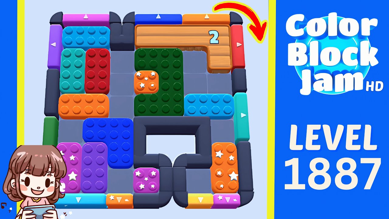 Color Block Jam Level 980 (1887) Solution Walkthrough