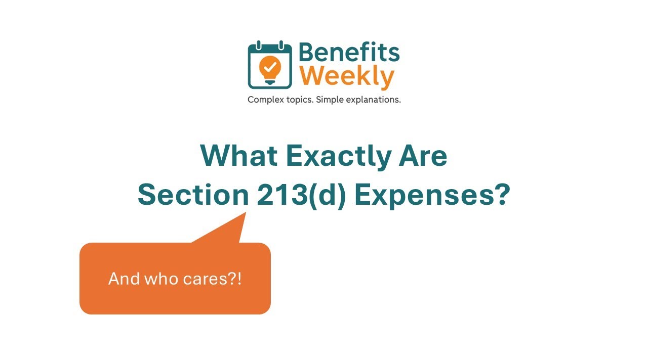 Week 12: Section 213D Expenses