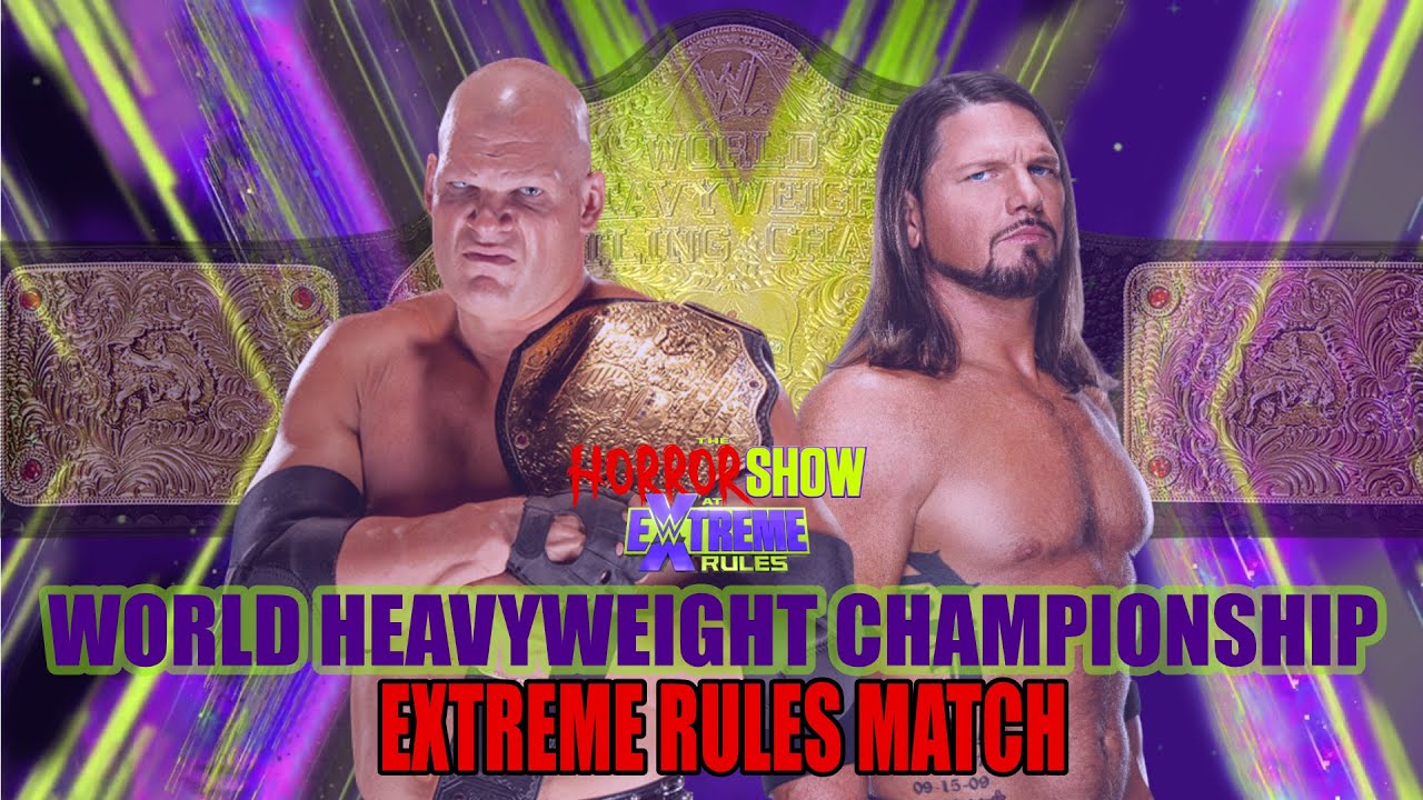 FULL MATCH - Kane vs AJ Styles - World Heavyweight Title: EXTREME RULES - WWE 2K22 Universe Mode