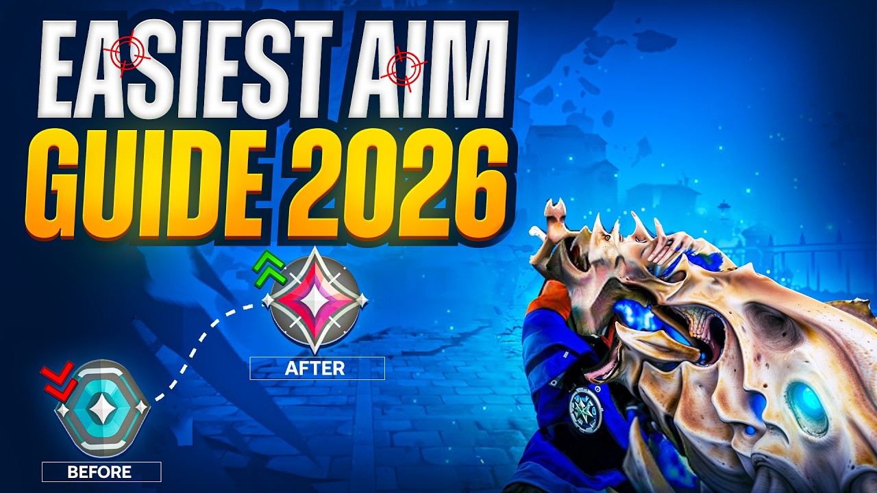 Easiest VALORANT Aim Guide 2026 (𝗜𝗻𝘀𝘁𝗮𝗻𝘁𝗹𝘆 𝗠𝗼𝗿𝗲 𝗛𝗲𝗮𝗱𝘀𝗵𝗼𝘁𝘀)