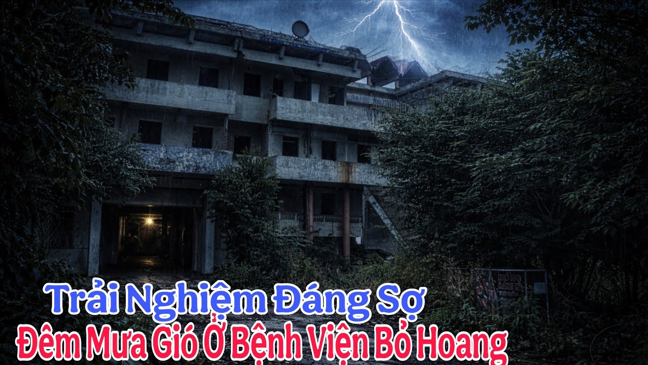 Đêm Mưa Trong Bệnh Viện Bỏ Hoang- Trải Nghiệm Không Dành Cho Người Yếu Tim | Cảnh Tê 