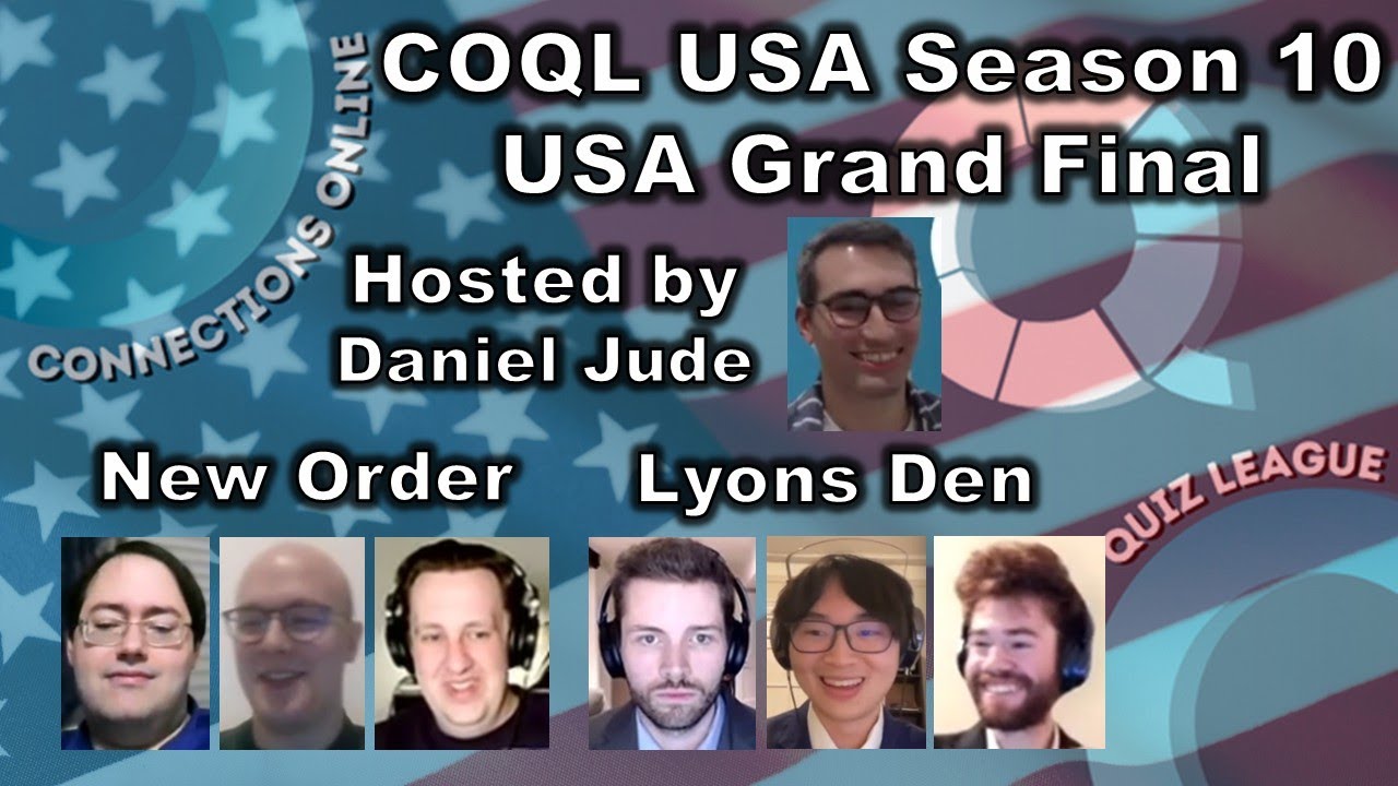 Онлайн-викторина Connections Online Quiz League 🇺🇸 Гранд-финал 10-го сезона: New Order против Lyo...