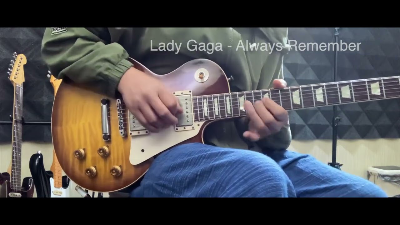 Lady Gaga - always remember / Gibson Les paul 1959 Joe perry Vos
