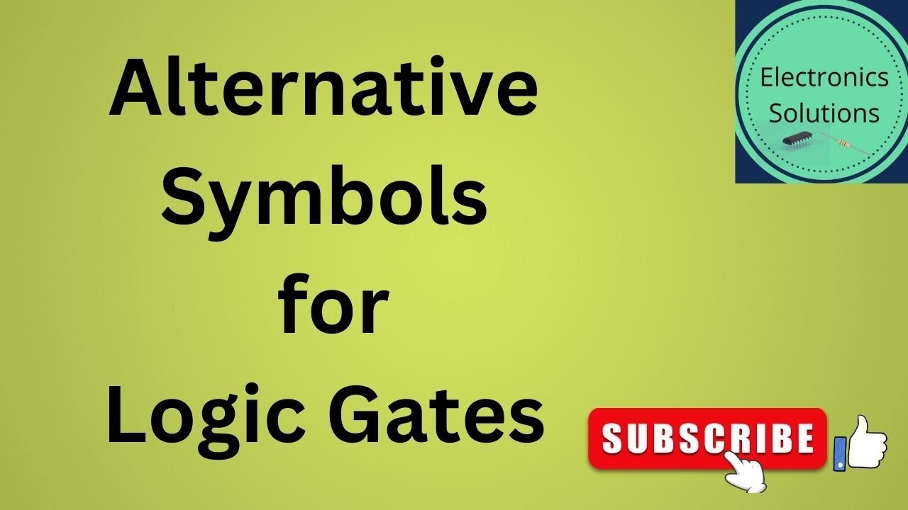 Alternative Symbols for Logic Gates|Previous year gate exam question