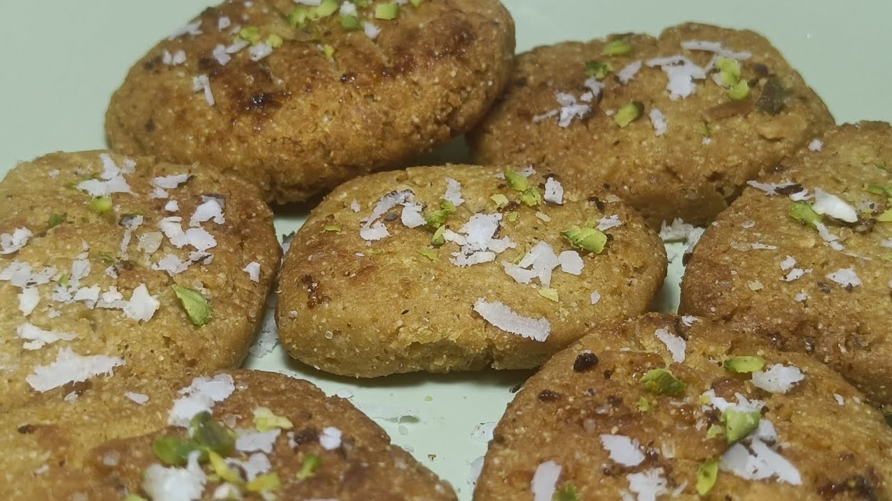 Holi Special #2 💚full video - Atta wali Healthy Cookies 😍Bina oven | Kadai method ✨