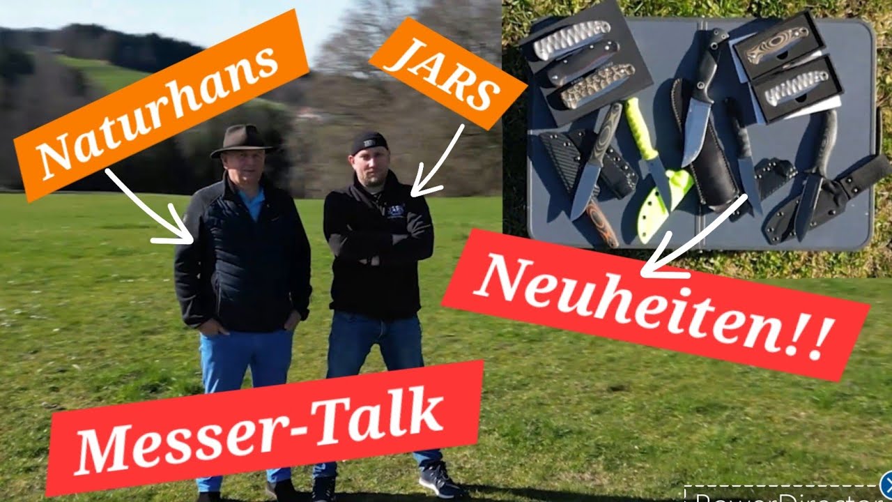 Neuheiten und Prototypen Messer-Talk in Chiemgau mit @hanshaustv JARS Outdoor Jagd Messer