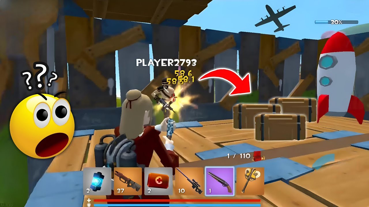 Rocket Royale Legendary Airdrop Loots Gameplay🔥+ Unexpected Ending 💀