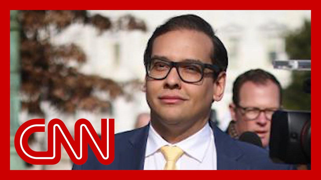 Santos said he would donate his $174k paycheck. See his reaction when asked about it months later