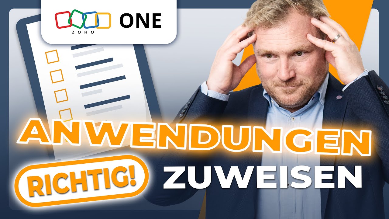 Zoho One: Anwendungen richtig zuweisen