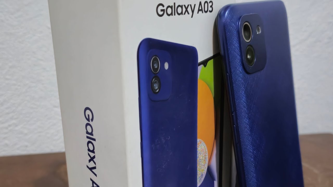 En el 2025 Samsung Galaxy A 03 Azul, unboxing y review.
