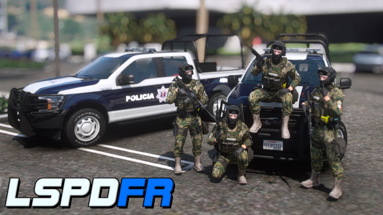 GTA 5 POLICIA | MARINA en Trocas MUNICIPALES encubierto| TheAxelGamer