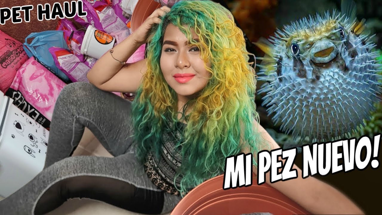COMPRE UN PEZ GLOBO! COMPRAS DEL MES PARA MIS MASCOTAS
