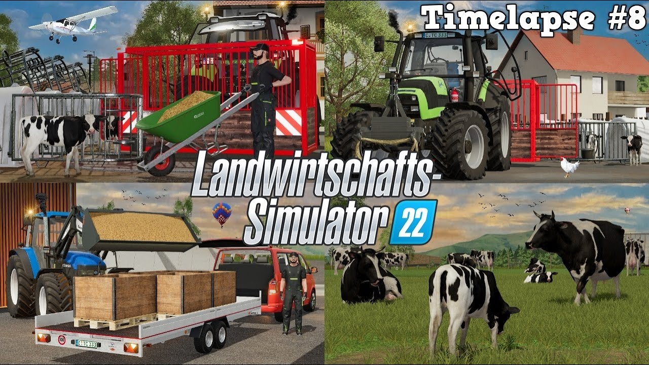 Neue KÄLBER in KÄLBERIGLUS stallen! 🐮🐮 BESUCH beim LOHNER mit @TheCamPeRYT?💪🚜💨|[LS22] - Timelapse #8