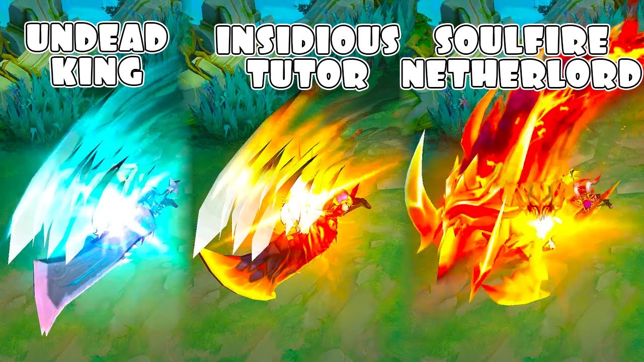 Hanzo All Skin Comparison | Soulfire Netherlord Skin VS Undead King VS Insidious Tutor | MLBB