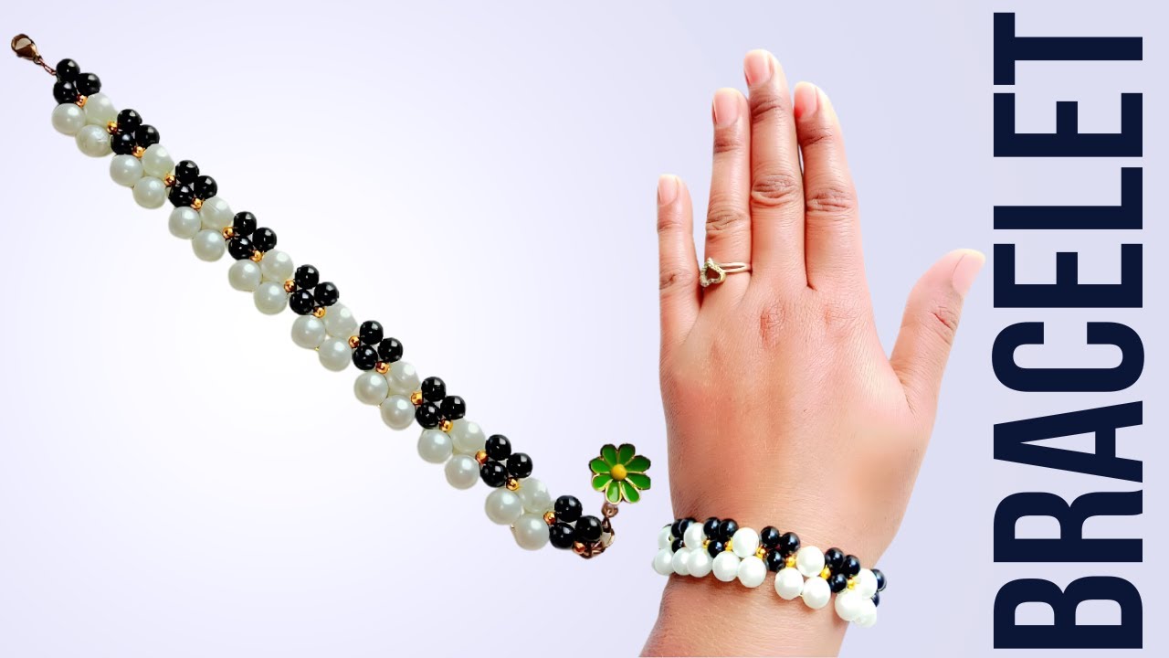 So Easy! DIY Crystal & Stone Beaded Bracelet | Cute Handmade Bracelet Making at Home