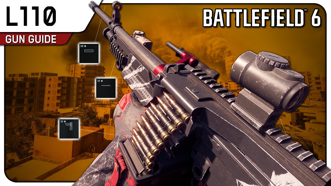 The L110 is the Jack of All Trades LMG in Battlefield 6
