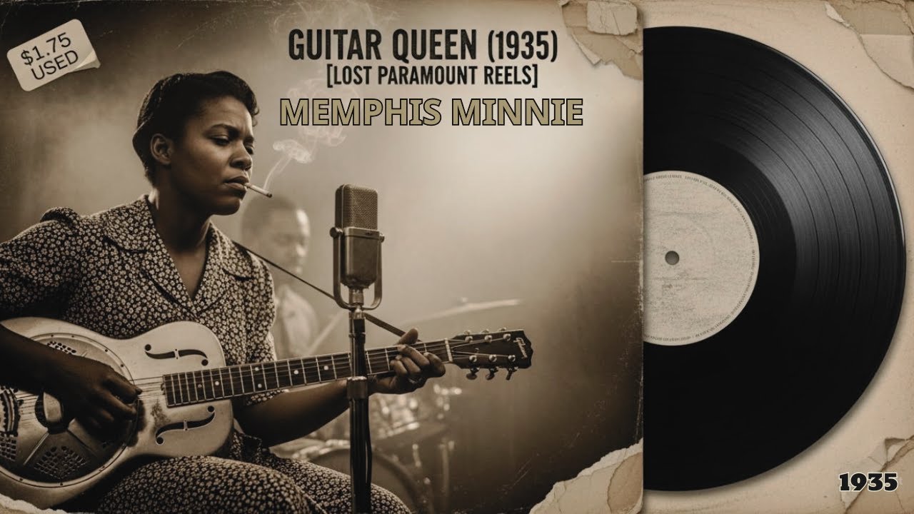 Memphis Minnie – Guitar Queen (1935) [Lost Paramount Reels] | Rare Female Delta Blues Legend