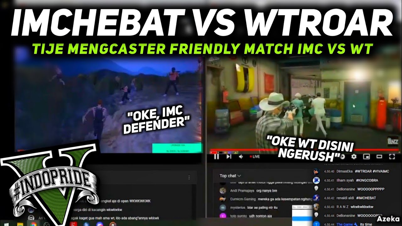 INDOPRIDE • Tije casterin #IMCHEBAT vs #WTROAR 🤣🤣🤣