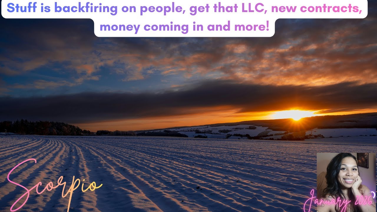 Scorpio *Stuff is backfiring on people, get that LLC, new contracts, money coming in and more!