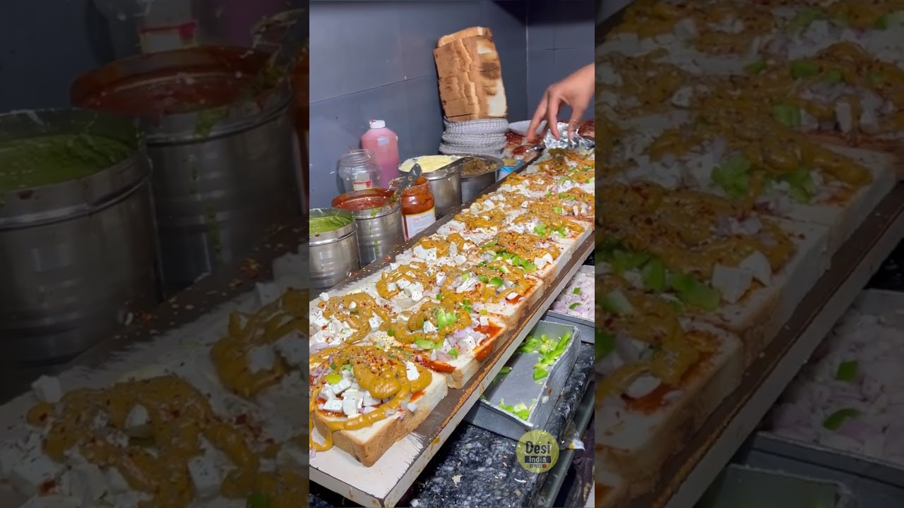 Triple layer loaded Sandwich of Ahmedabad || 1 kg Ke sandwich mai daala jata hai 500kg paneer ||