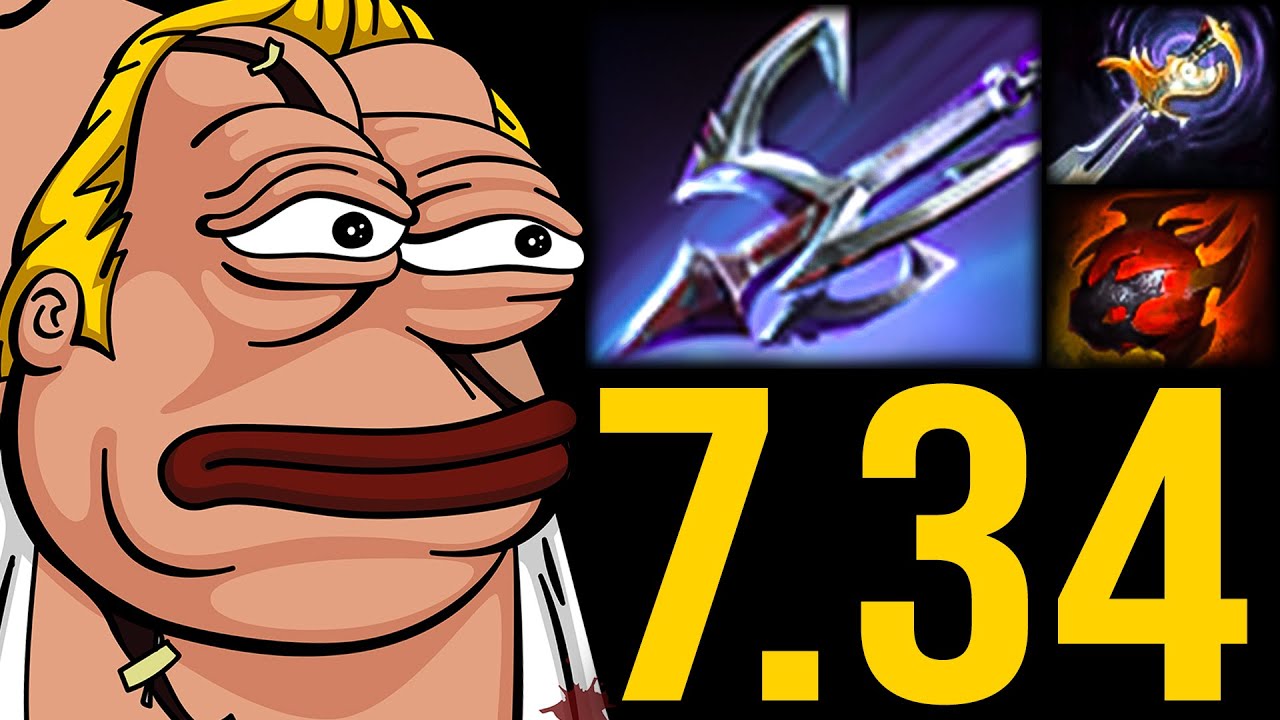 🔥 7.34 King Potato Pudge First Item Harpoon | Pudge Official