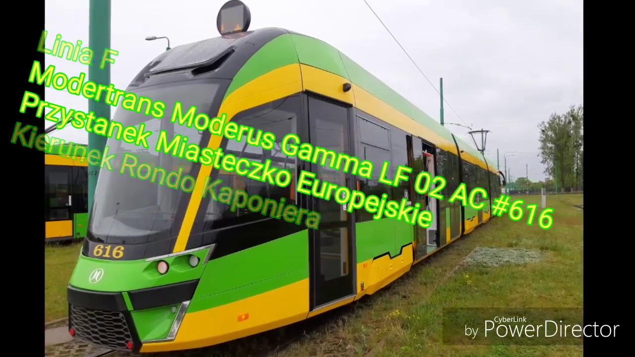 MPK Poznań - Linia F - Modertrans Moderus Gamma LF 02 AC #616