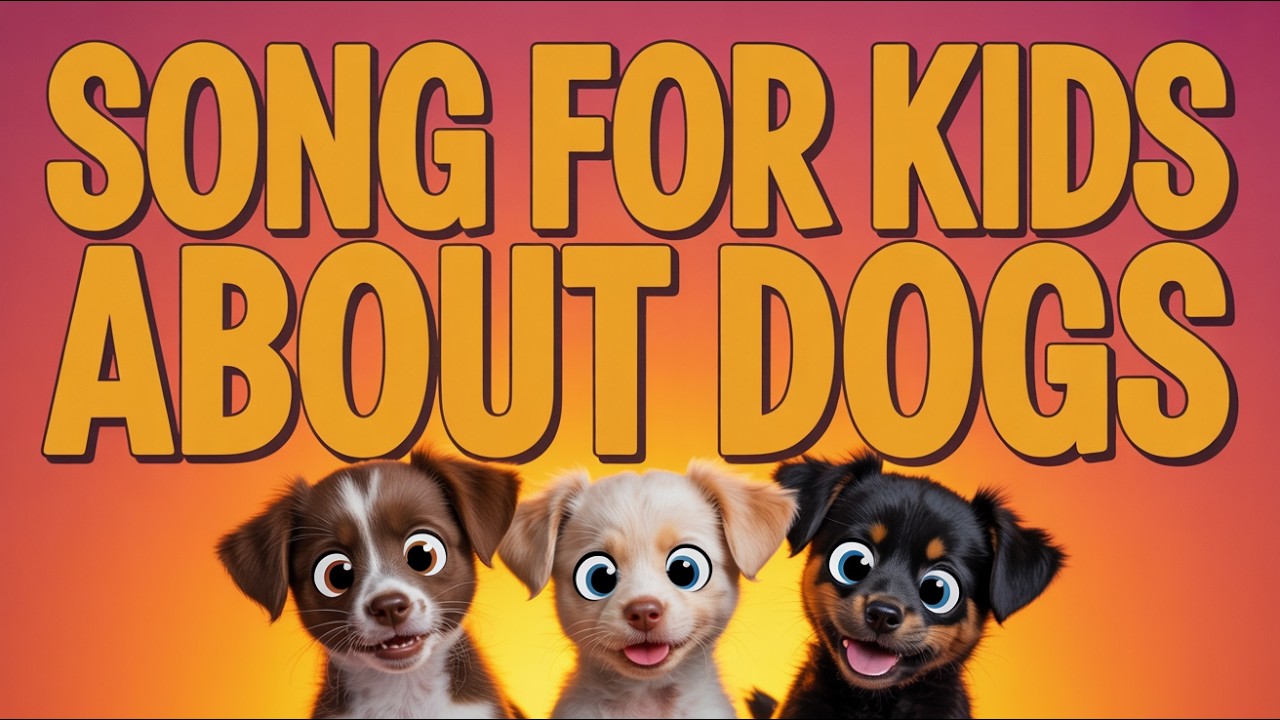 Fun Dog Song for Children | Happy Puppy Music and Dog Rhymes for Singing and Fun