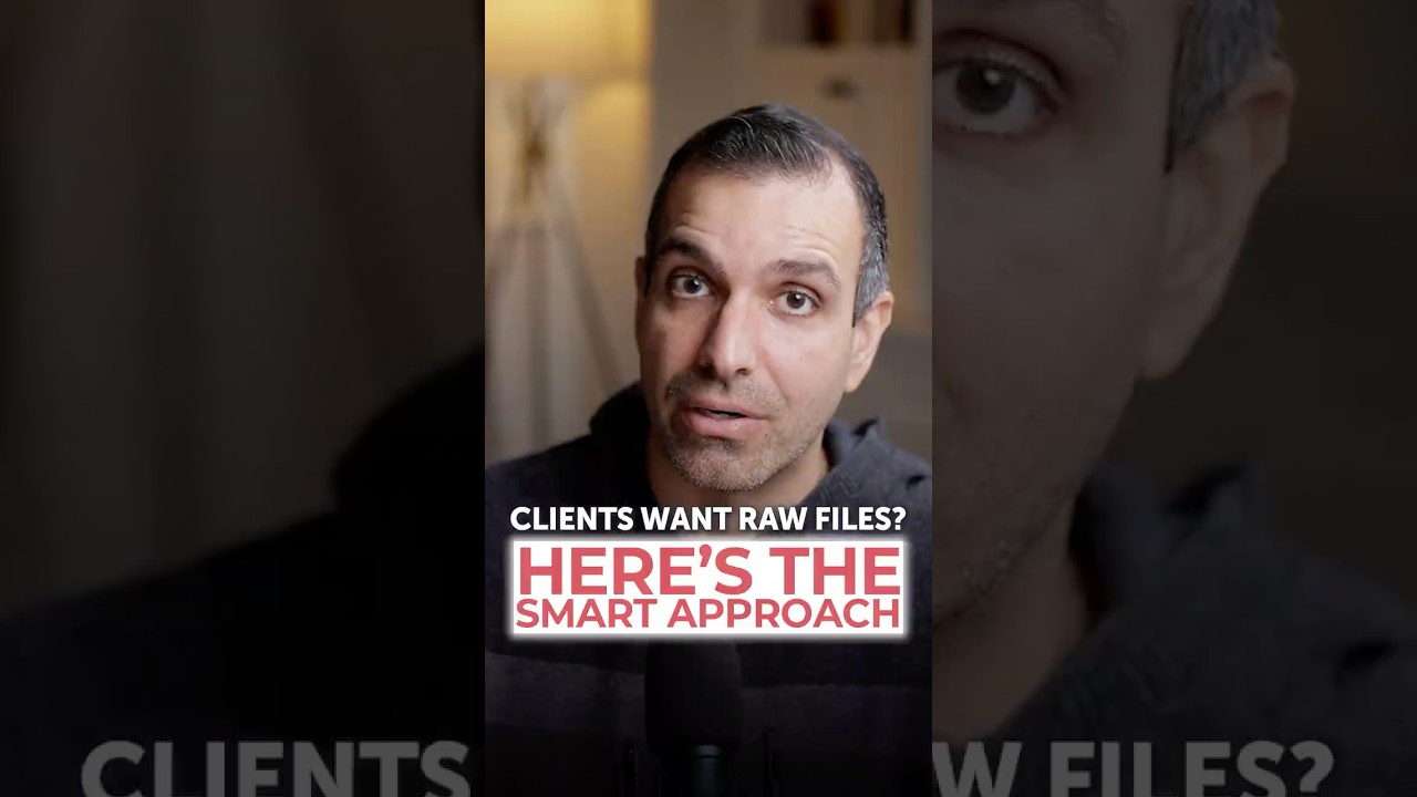 How to Respond When Clients Ask for RAW Photos (Without Saying NO!) #shorts