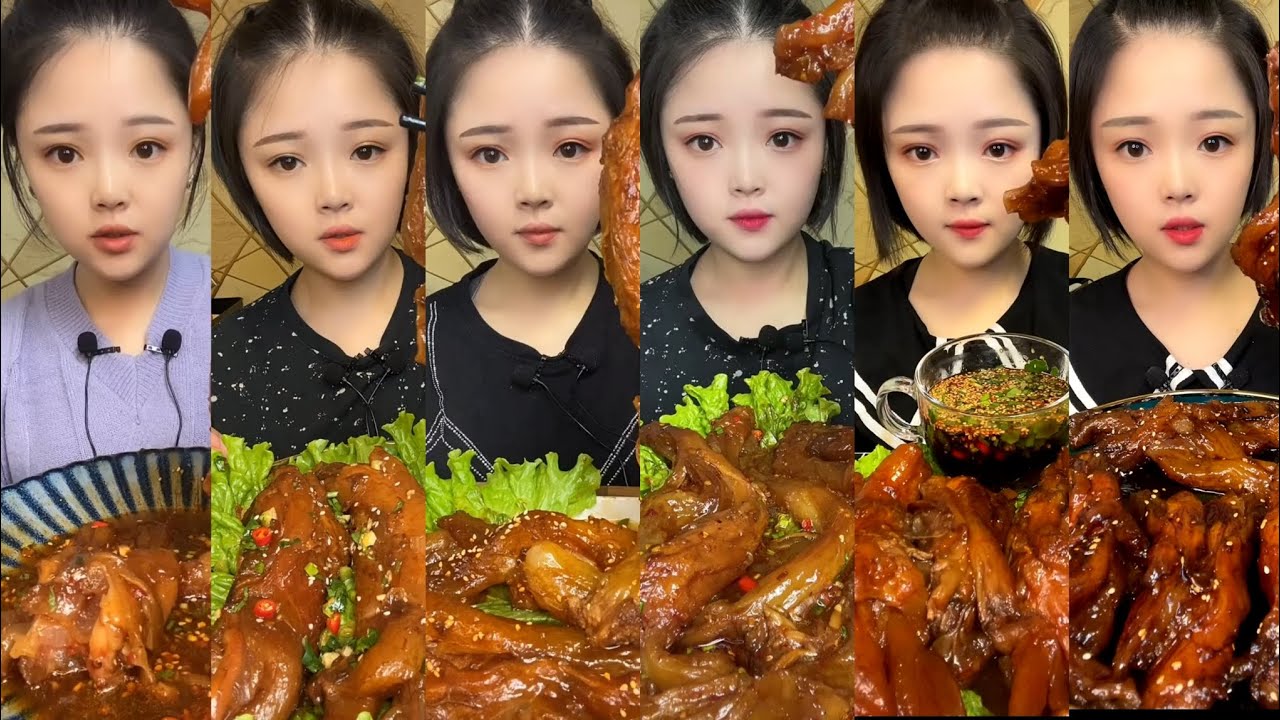 CHINESE MUKBANG SPICY FOOD (BEEF TENDON)@Bingxin666 Mukbang @Xiaoyu Mukbang EATING SHOW