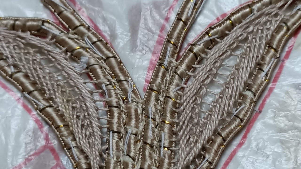 غرزة لاسية القطيفة lace