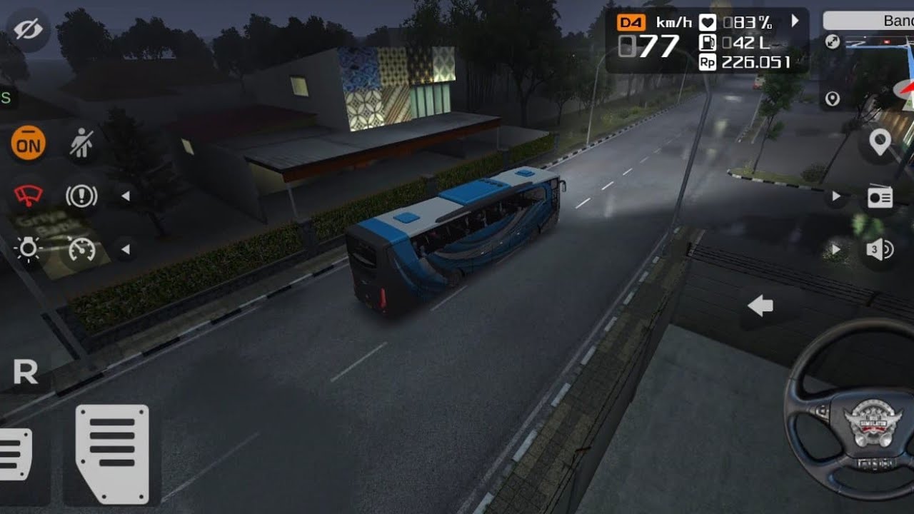 🚌🌌 DRIVING BUS IN THE NIGHT TIME🌧️🚀 #11 @gamespheregaming #androidgames #viralvideos #busgames #game