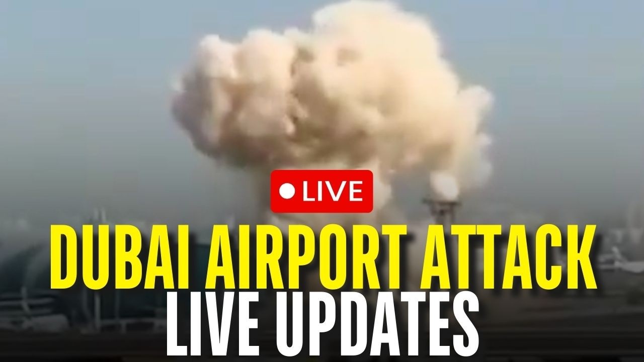 LIVE: Dubai Airport Under Attack | Iranian Drones Hit Dubai | Dubai Airport Live Visuals