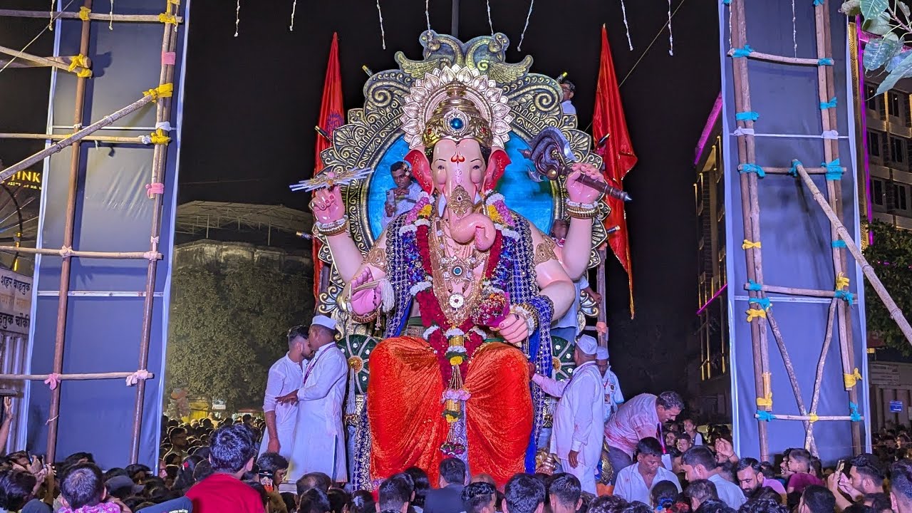 मार्केटचा राजा , पनवेल | Panvel Market Cha Raja Visarjan ( प्रति लालबागचा राजा )