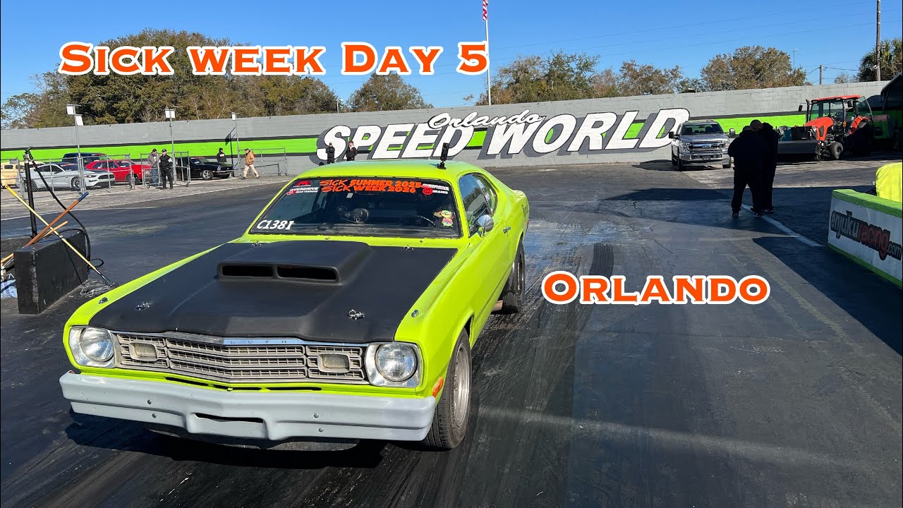 Sick week 2026 Day 5 Orlando. One and done!