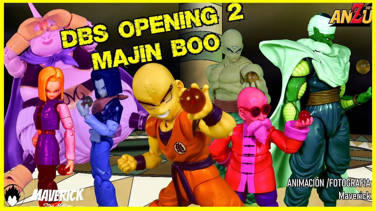 DRAGON BALL SUPER OPENING 2 || STOP MOTION || MAJIN BOO VERSION || MAVERICK || COVER RYUKEN