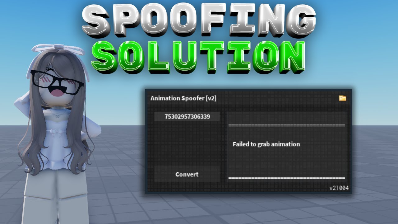 New Animation Spoofing Method Roblox Studio (FIX!)