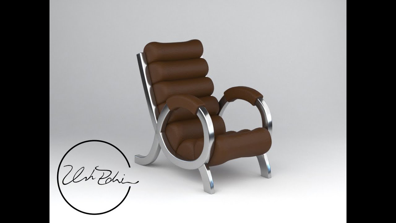 modeling sofa chair in 3Ds Max and render with V ray