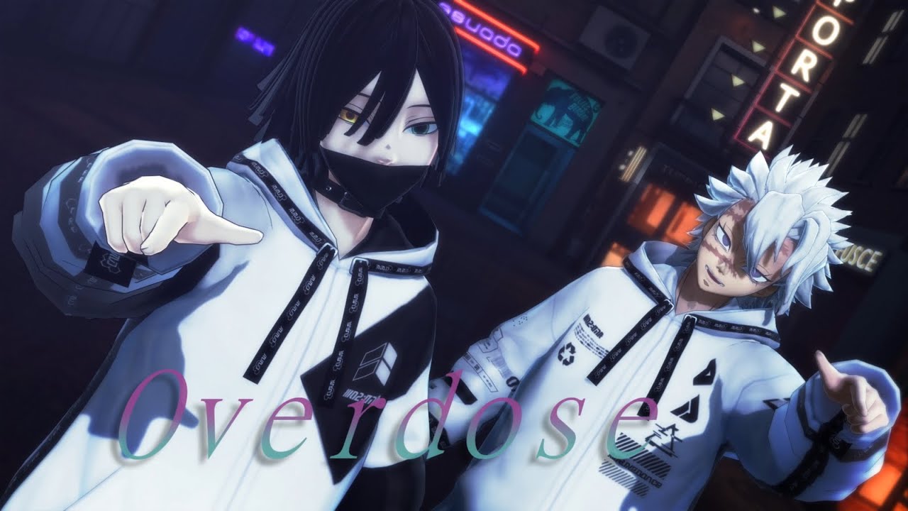 【鬼滅のMMD】蛇と風でOverdose【伊黒小芭内・不死川実弥】