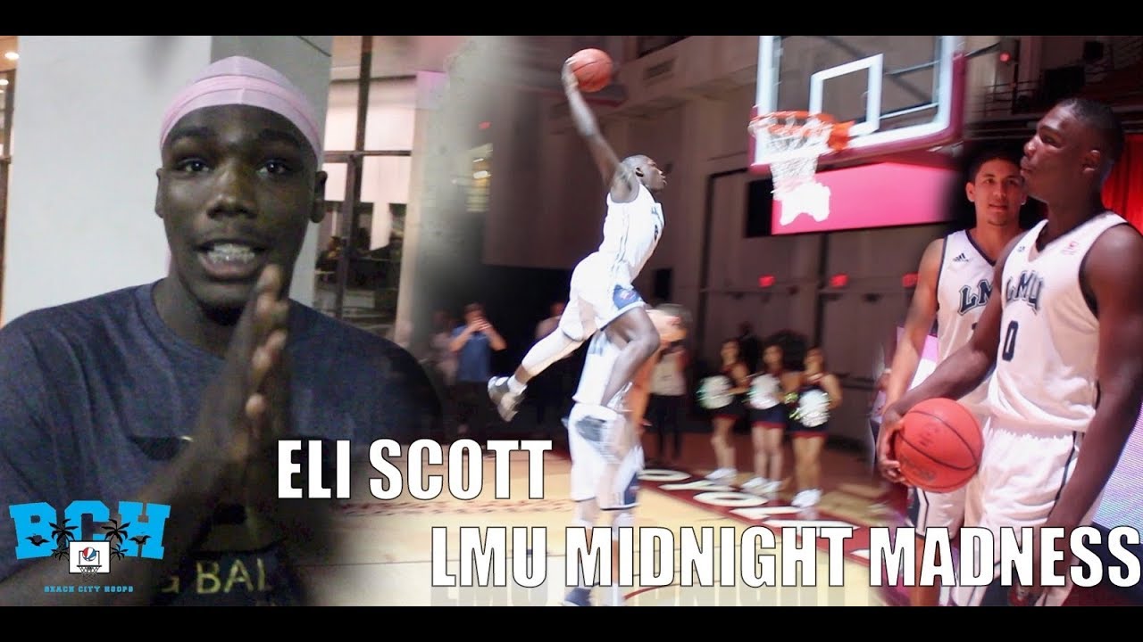 ELI SCOTT IS THE BEST DUNKER AT LMU!!! | SHUTS DOWN THE LMU DUNK CONTEST