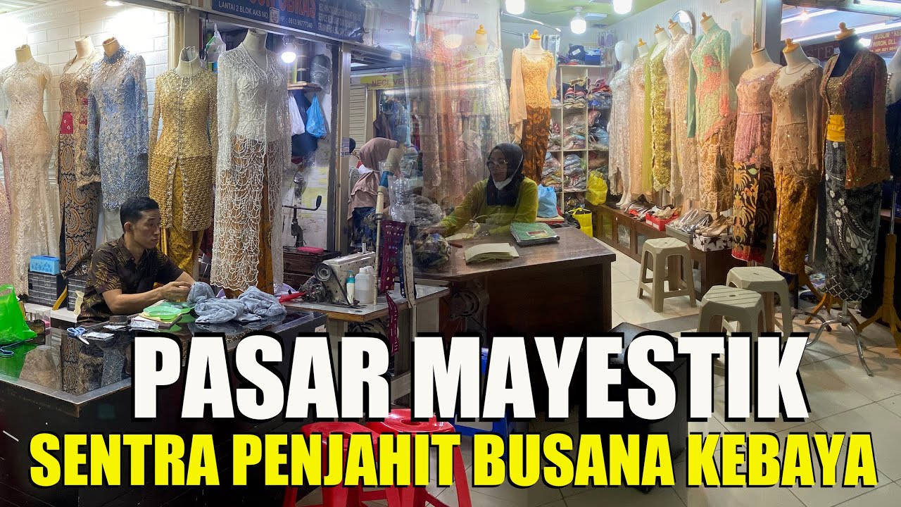 Puluhan PENJAHIT Busana Pasar Mayestik Kebanjiran Order, Langganan ARTIS #wibikembara #enjoyjakarta