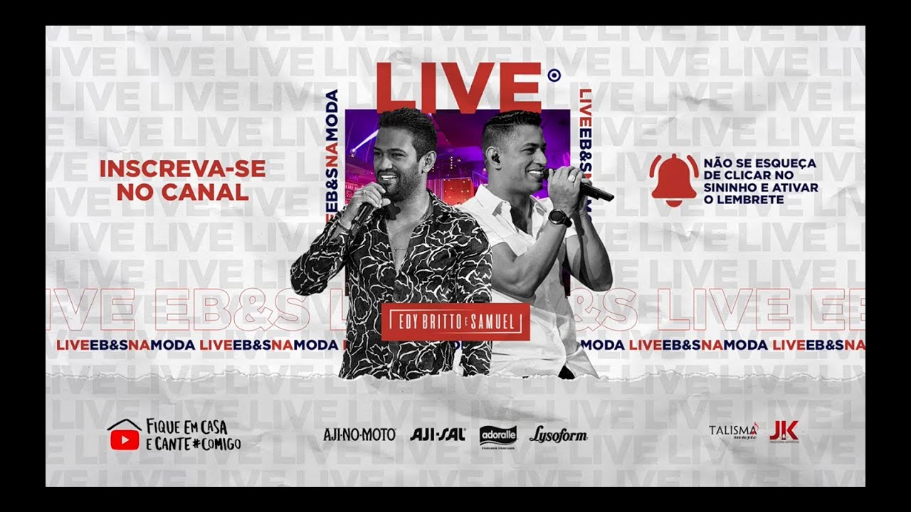 Live Edy Britto e Samuel  - Na Moda (SEM PROPAGANDA !!!)