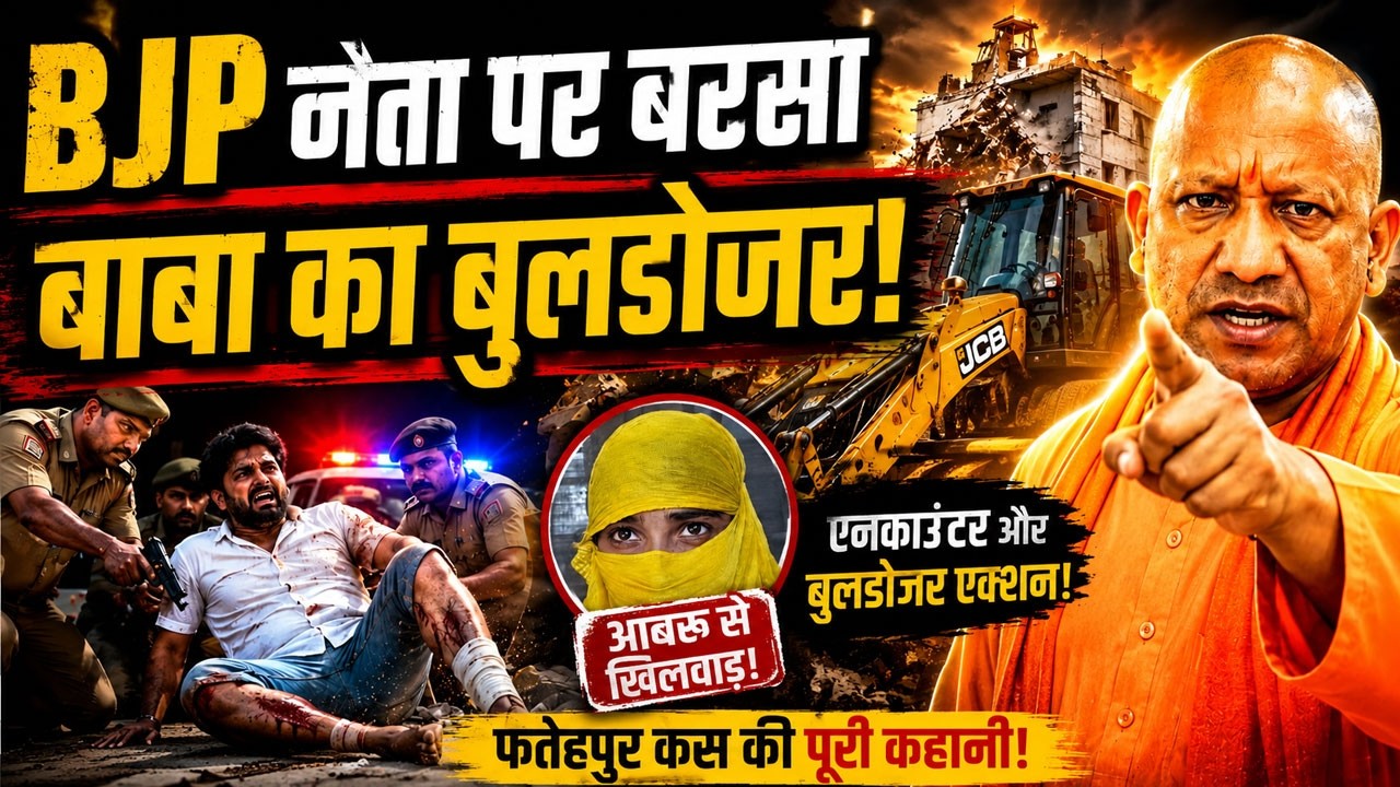 Baba's bulldozer rains down on BJP leader! | Yogi Model's biggest action? Fatehpur Incident | UP ...