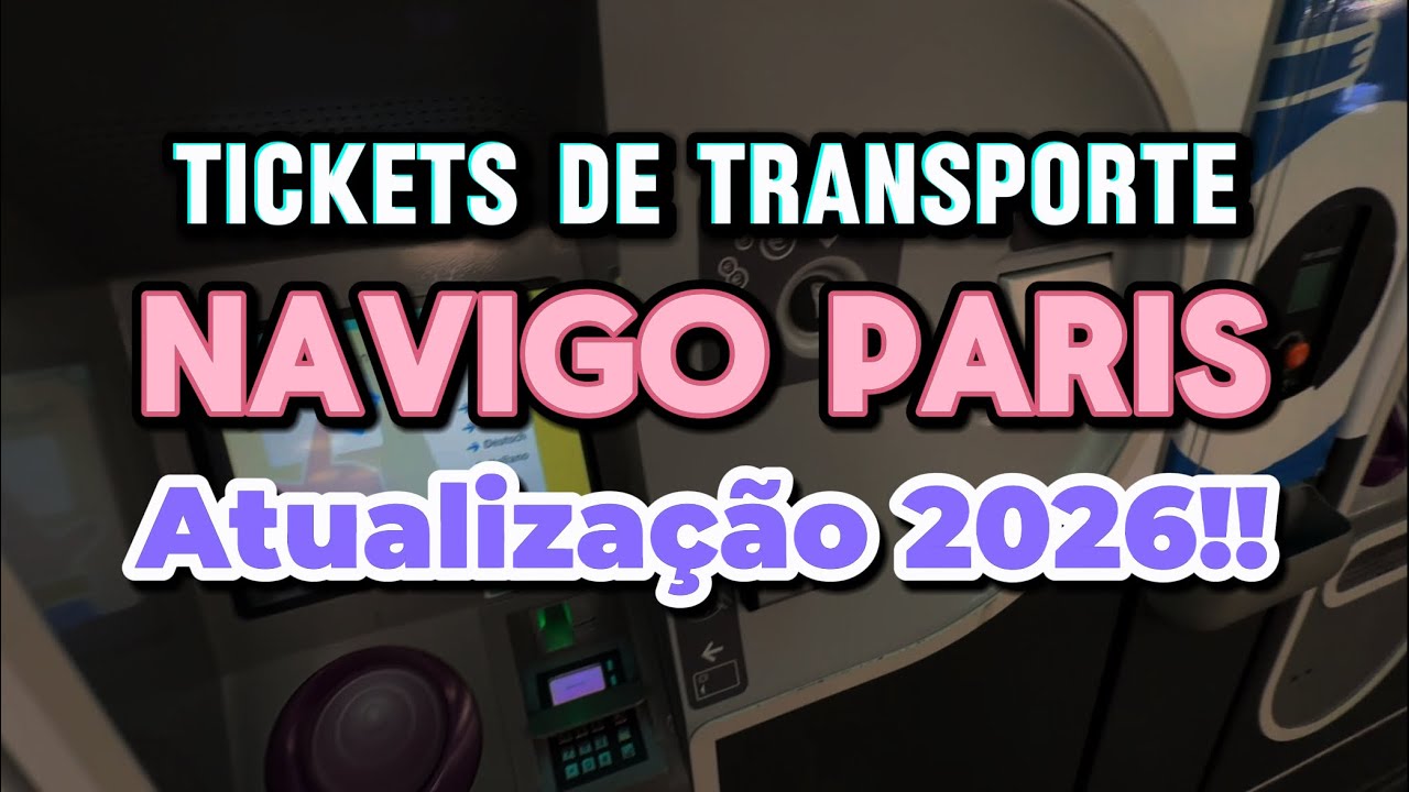 NAVIGO 2026! Uma super atualização do transporte público de Paris pra vocês! #paris #navigo 