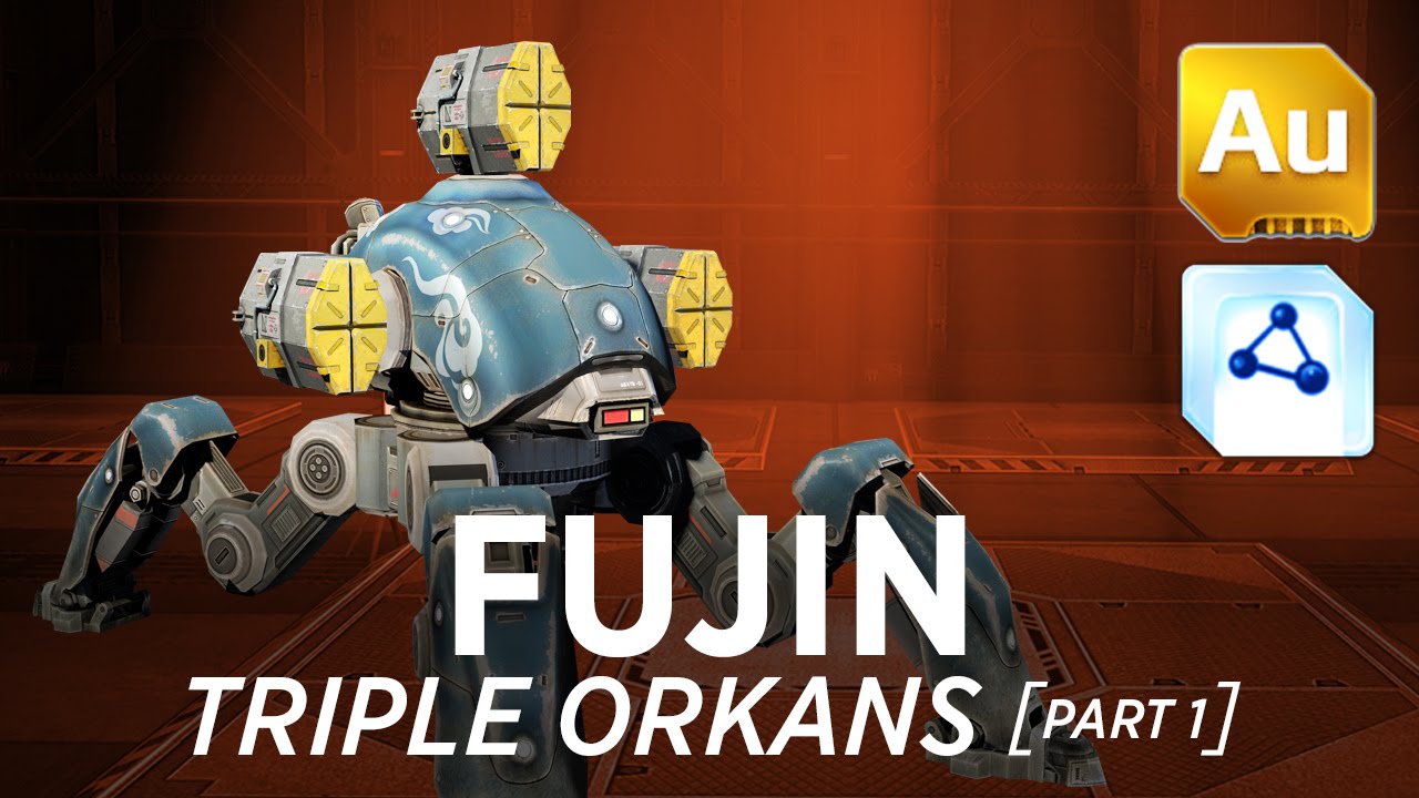 War Robots [WR] - Fujin Triple Orkans (w/ gameplay) - 1/2